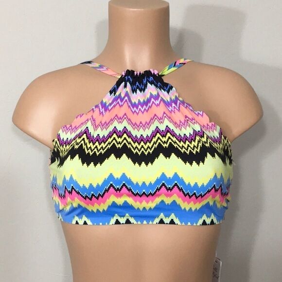 PILYQ Clara reversible Wave halter top. NWT - Picture 4 of 8